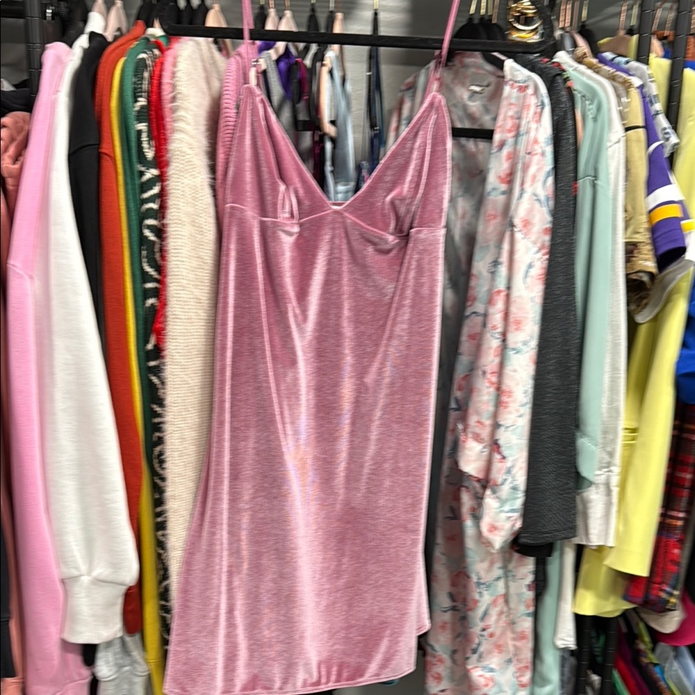 Victoria's Secret Pink Satin Dress